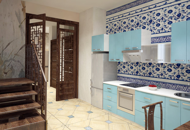 Фото из портфолио Сокольники – фотографии дизайна интерьеров на INMYROOM