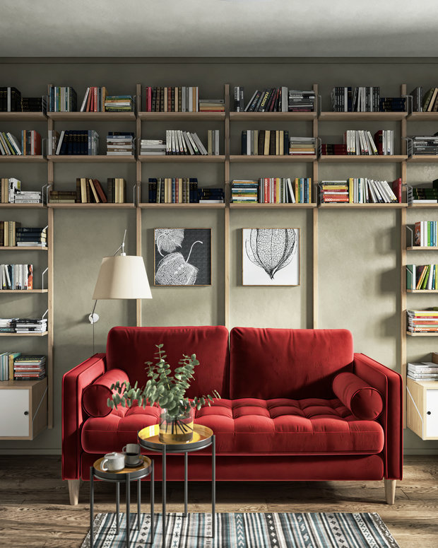 Фотография: Кабинет в стиле Современный, Эклектика, Квартира, Проект дня, Санкт-Петербург, ToTaste, 3 комнаты, Более 90 метров – фото на INMYROOM