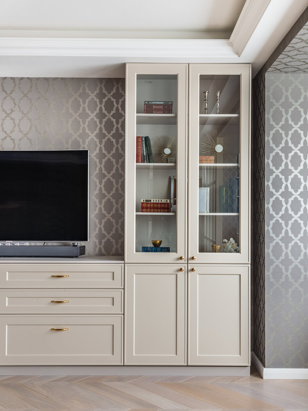 Фотография: Спальня в стиле Классический, Современный, Квартира, Проект недели, Самара, Artek Design Studio, 4 и больше, Более 90 метров, Оксана Агапонова – фото на INMYROOM