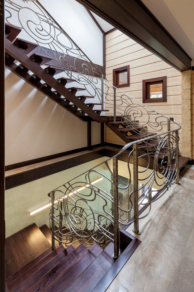 Фото из портфолио Интерьер коттеджа в Нижегородской области – фотографии дизайна интерьеров на INMYROOM