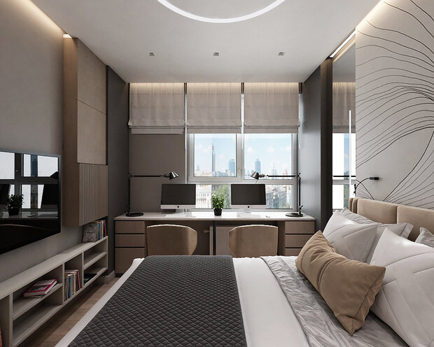 Фото из портфолио Дизайн проект под ключ Москва – фотографии дизайна интерьеров на INMYROOM