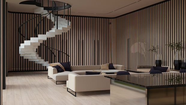 Фото из портфолио House in a modern style – фотографии дизайна интерьеров на INMYROOM