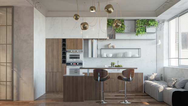Фото из портфолио apartment 46m – фотографии дизайна интерьеров на INMYROOM