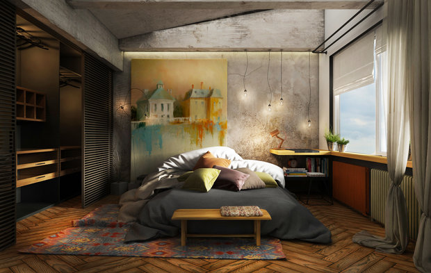 Фото из портфолио Industrial style – фотографии дизайна интерьеров на INMYROOM