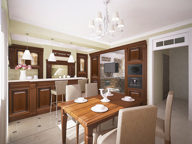 Фото из портфолио Частные апартаменты. Классика – фотографии дизайна интерьеров на INMYROOM