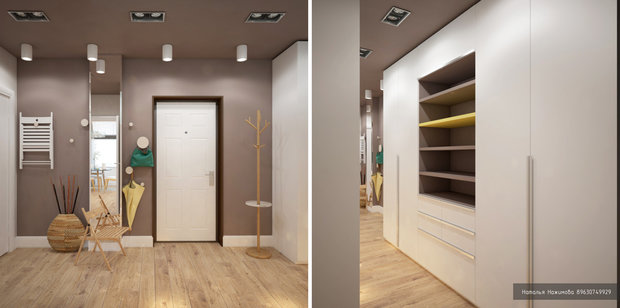 Фото из портфолио Двухкомнатная квартира – фотографии дизайна интерьеров на INMYROOM