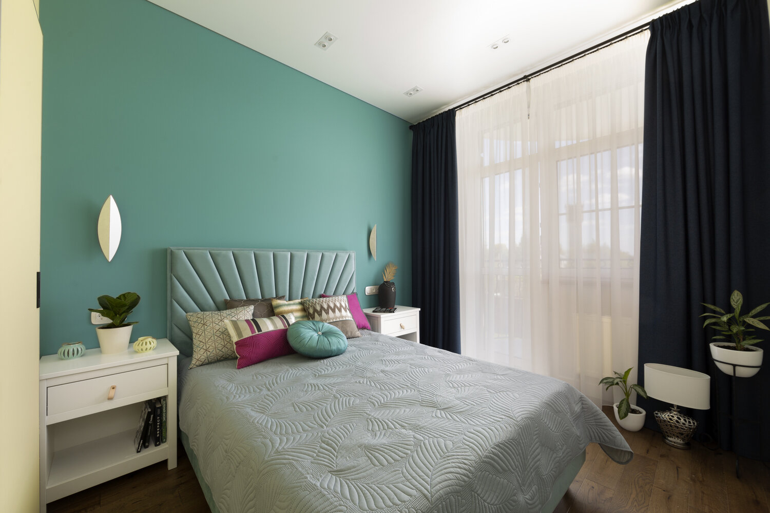 Фотография: Спальня в стиле Современный, Квартира, Проект недели, Москва, 2 комнаты, до 40 метров, 40-60 метров, Надежда Требухина – фото на INMYROOM