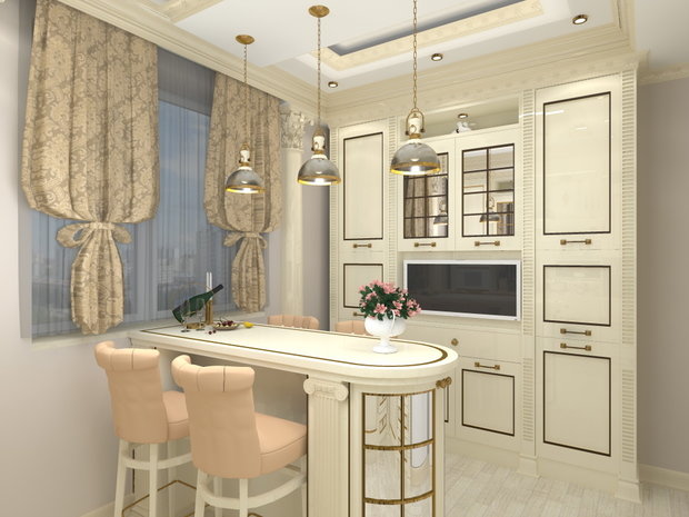 Фотография: Кухня и столовая в стиле Прованс и Кантри – фото на INMYROOM