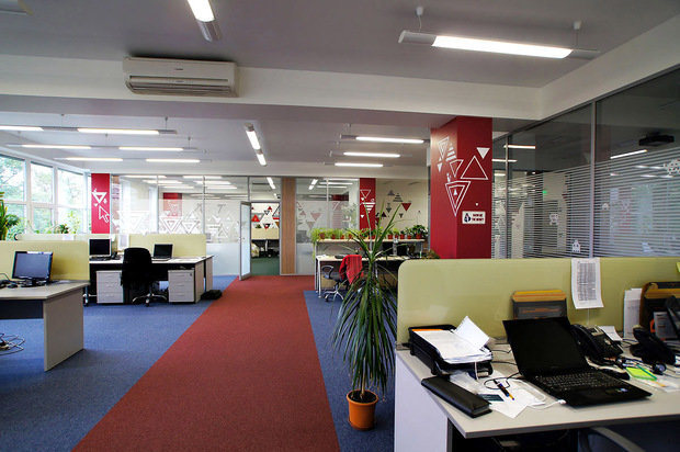 Фото из портфолио Оформление офиса WebSoft – фотографии дизайна интерьеров на INMYROOM