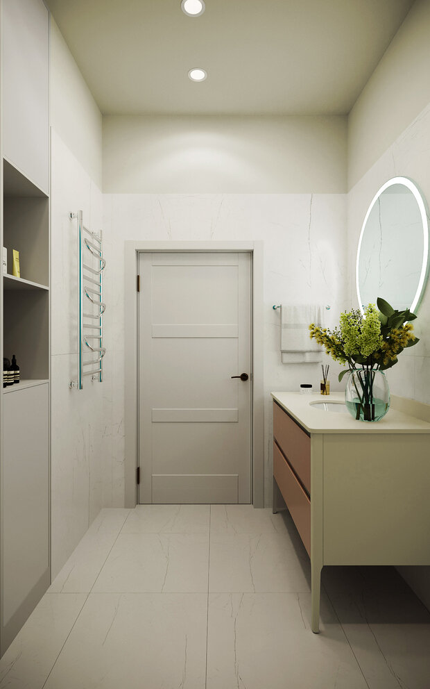 Фото из портфолио ЖК Фестиваль парк 101 кв м – фотографии дизайна интерьеров на INMYROOM