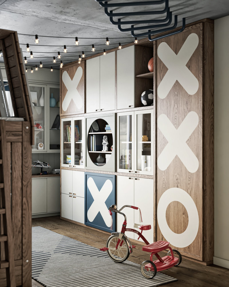 Фотография: Детская в стиле Лофт, Эклектика, Квартира, Проект дня, Санкт-Петербург, ToTaste Studio, 3 комнаты, 60-90 метров, Более 90 метров – фото на INMYROOM Фотография: Детская в стиле Лофт, Эклектика, Квартира, Проект дня, Санкт-Петербург, ToTaste Studio, 3 комнаты, 60-90 метров, Более 90 метров – фото на INMYROOM