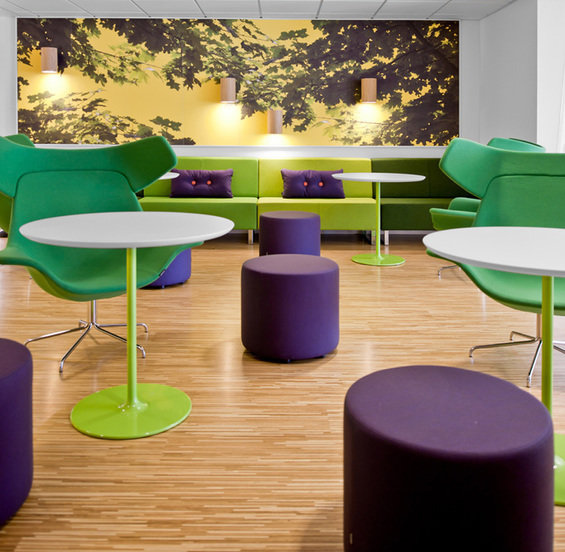 Фотография: Прочее в стиле Современный, Офисное пространство, Офис, Цвет в интерьере, Дома и квартиры – фото на INMYROOM