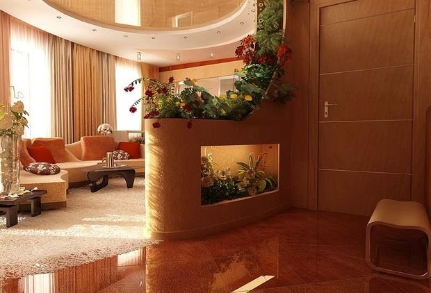 Фото из портфолио Персиковая гостиная в классическом стиле – фотографии дизайна интерьеров на INMYROOM