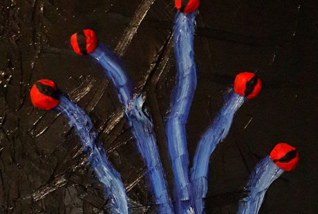 Blue flower