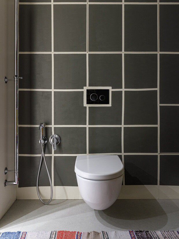 Фотография: Ванная в стиле Скандинавский, Современный, Эклектика, Квартира, Проект дня, Монолитный дом, 4 и больше, Более 90 метров, Уфа, Лилия Асфандиярова, Винтажный – фото на INMYROOM