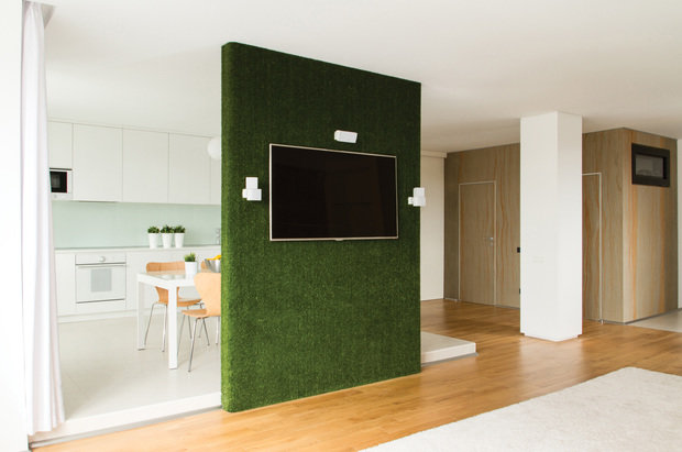 Фотография: Кухня и столовая в стиле Лофт, Современный, Квартира, Цвет в интерьере, Дома и квартиры, Белый, Минимализм, Проект недели – фото на INMYROOM