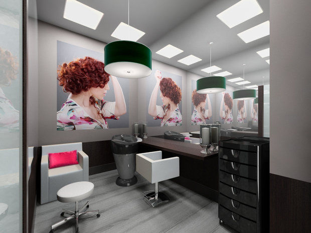 Фото из портфолио Салон красоты софите в Киеве – фотографии дизайна интерьеров на INMYROOM