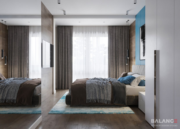 Фото из портфолио Трехкомнатная квартира, 98 м2 – фотографии дизайна интерьеров на INMYROOM