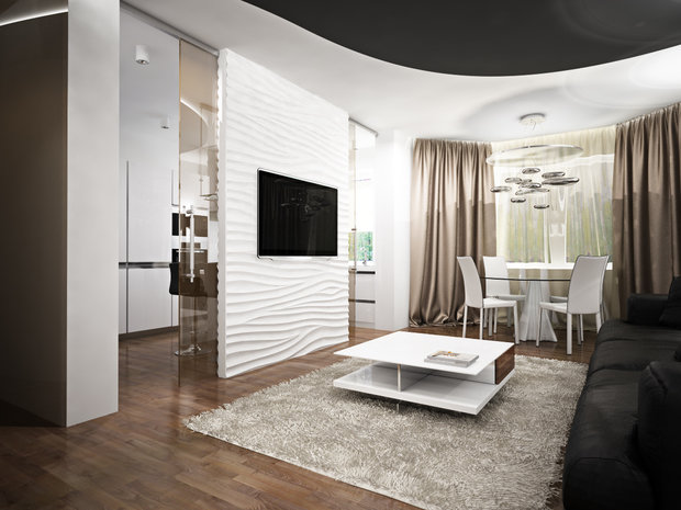 Фото из портфолио Черное и белое  – фотографии дизайна интерьеров на INMYROOM