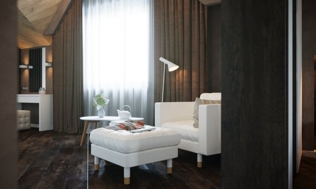 Фото из портфолио Спальня в загородном доме – фотографии дизайна интерьеров на INMYROOM