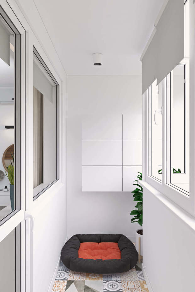Фотография: Балкон в стиле Минимализм – фото на INMYROOM
