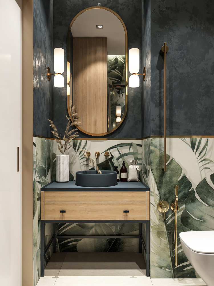 Фотография: Ванная в стиле Современный, Малогабаритная квартира, Квартира, Студия, Проект недели, Москва, Монолитный дом, до 40 метров, ЖК «Сердце Столицы», Галина Акчурина – фото на INMYROOM Фотография: Ванная в стиле Современный, Малогабаритная квартира, Квартира, Студия, Проект недели, Москва, Монолитный дом, до 40 метров, ЖК «Сердце Столицы», Галина Акчурина – фото на INMYROOM