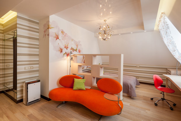 Фото из портфолио Двухуровневая квартира в Нижнем Новгороде – фотографии дизайна интерьеров на INMYROOM