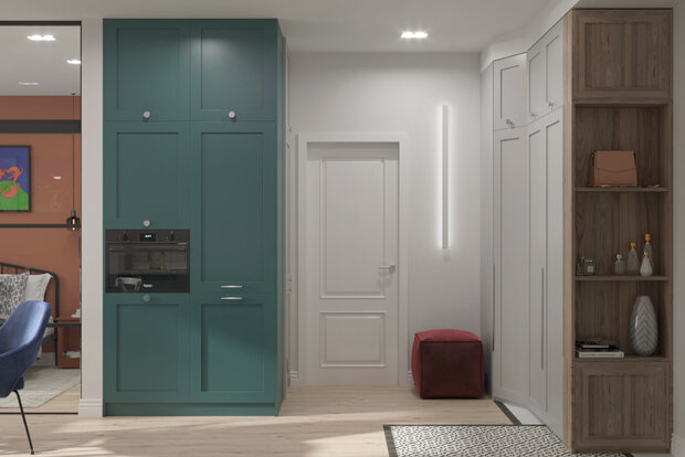 Фотография: Прихожая в стиле Современный, Квартира, Проект недели, Москва, 2 комнаты, 40-60 метров, Тор-Ард – фото на INMYROOM