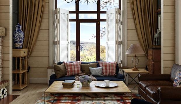 Фотография: Гостиная в стиле Прованс и Кантри, Дом, Проект недели, Челябинск, 3 комнаты, Более 90 метров, Марина Кутепова – фото на INMYROOM