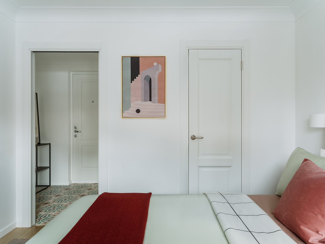 Фотография: Спальня в стиле Современный, Малогабаритная квартира, Квартира, Проект недели, Москва, Блочный дом, 1 комната, до 40 метров, И-209, Анна Римс – фото на INMYROOM Фотография: Спальня в стиле Современный, Малогабаритная квартира, Квартира, Проект недели, Москва, Блочный дом, 1 комната, до 40 метров, И-209, Анна Римс – фото на INMYROOM