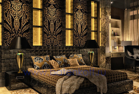 Дизайн спальни в квартире на Никонова в ардеко 