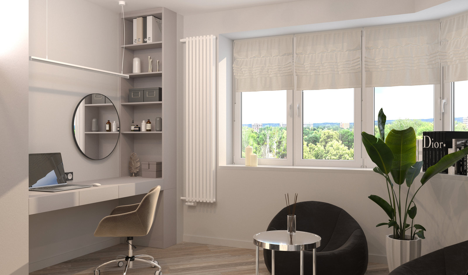 Фотография: Кабинет в стиле Современный, Квартира, Проект недели, Москва, 4 и больше, Более 90 метров, MR.BURO – фото на INMYROOM