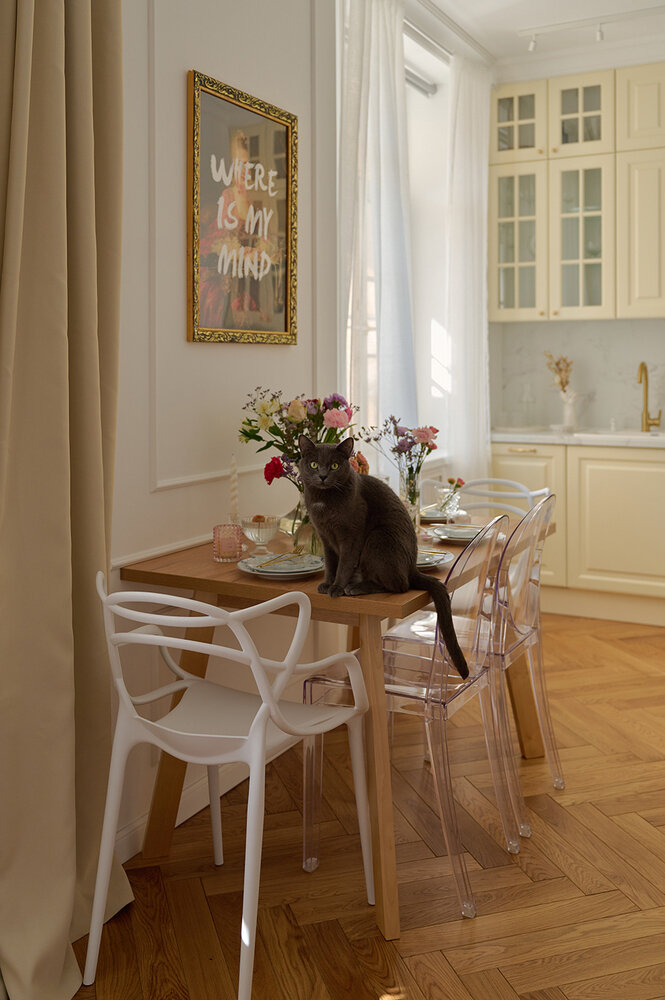 Фотография: в стиле , Кухня и столовая, Переделка, Сталинка – фото на INMYROOM Фотография: в стиле , Кухня и столовая, Переделка, Сталинка – фото на INMYROOM