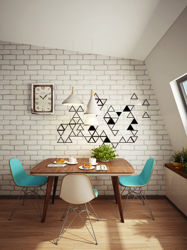 Фото из портфолио Светлая кухня в скандинавском стиле – фотографии дизайна интерьеров на INMYROOM