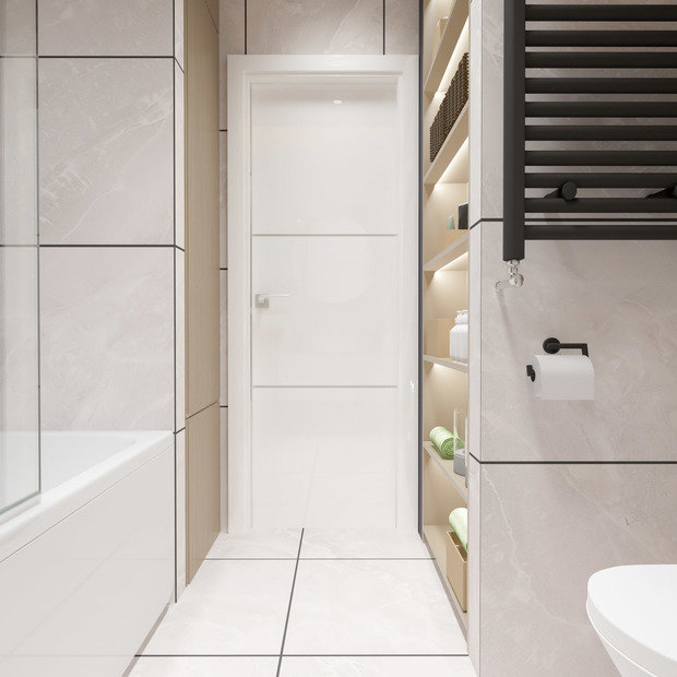 Фото из портфолио Квартира 58 кв.м – фотографии дизайна интерьеров на INMYROOM
