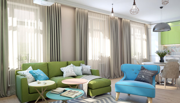 Фото из портфолио Дизайн гостиной Опалиха О2 – фотографии дизайна интерьеров на INMYROOM