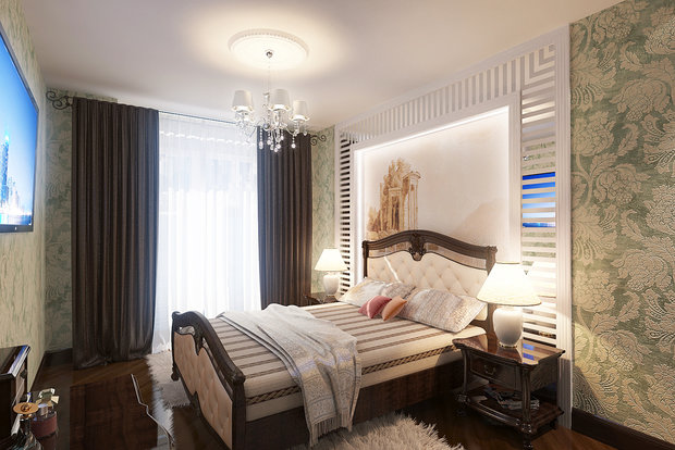 Фото из портфолио Дизайн спальни и детской – фотографии дизайна интерьеров на INMYROOM