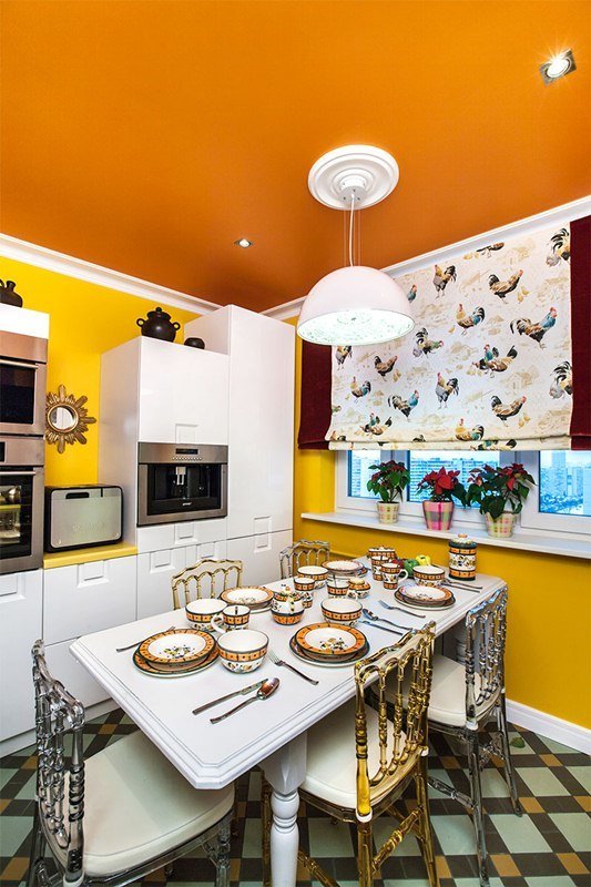 Фотография: Кухня и столовая в стиле Прованс и Кантри, Современный, Эклектика, Интерьер комнат – фото на INMYROOM