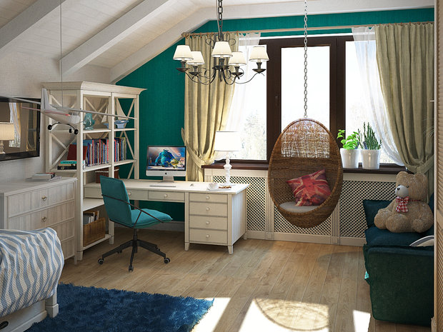 Фото из портфолио Загородный дом для большой семьи – фотографии дизайна интерьеров на INMYROOM