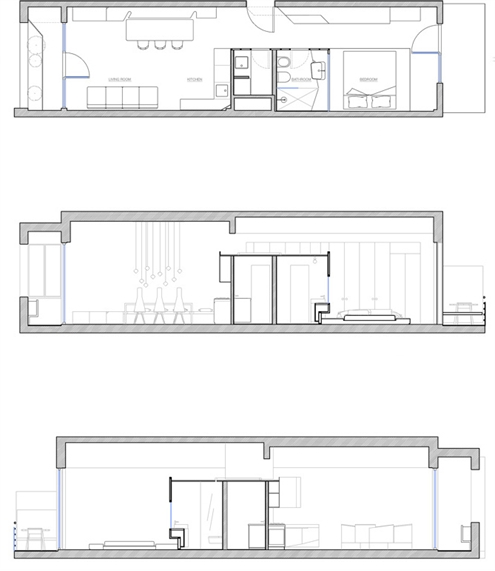 Фотография: Планировки в стиле , Современный, Малогабаритная квартира, Квартира, Италия, Дома и квартиры – фото на INMYROOM
