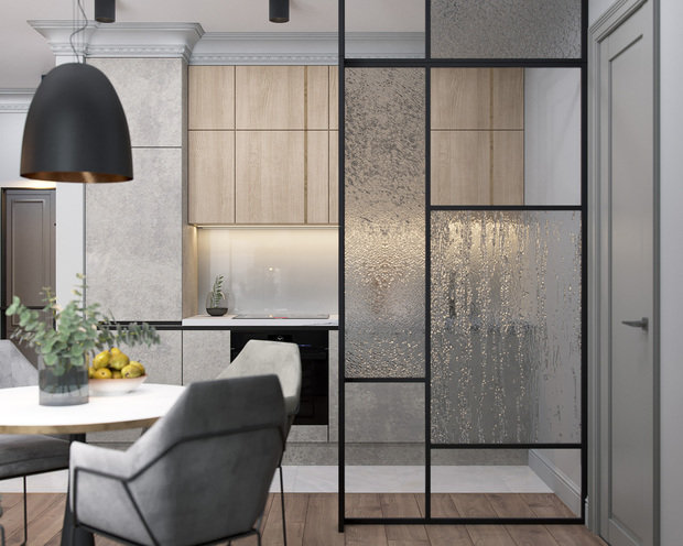 Фото из портфолио Квартира в ЖК "Маяковский". Мягкий лофт для молодой семьи – фотографии дизайна интерьеров на INMYROOM