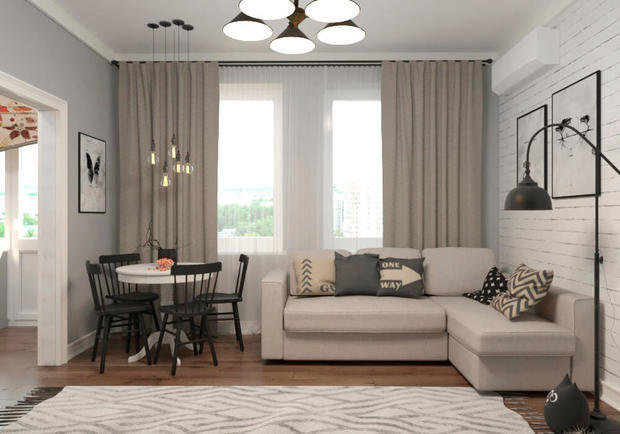 Фото из портфолио Дизайн-проект четырехкомнатной квартиры – фотографии дизайна интерьеров на INMYROOM