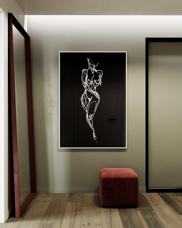 Фотография: Прихожая в стиле Современный, Квартира, Минимализм, Проект недели, Казахстан, 2 комнаты, 40-60 метров, Anova Interior Design – фото на INMYROOM