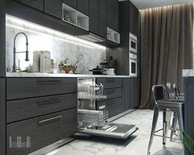 Фото из портфолио City Loft – фотографии дизайна интерьеров на INMYROOM