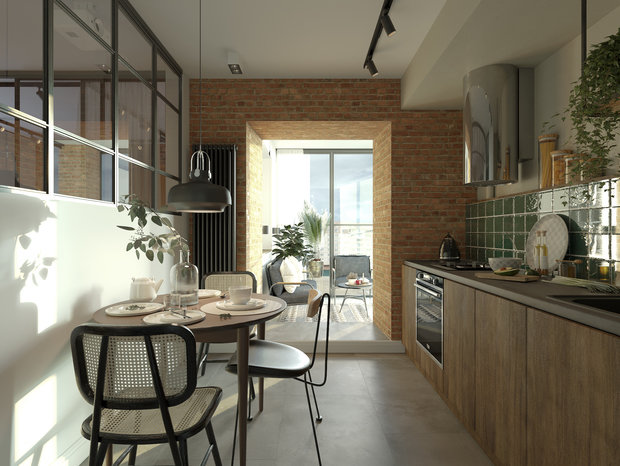 Фото из портфолио Лофт в ЖК "Парус Делюкс" – фотографии дизайна интерьеров на INMYROOM