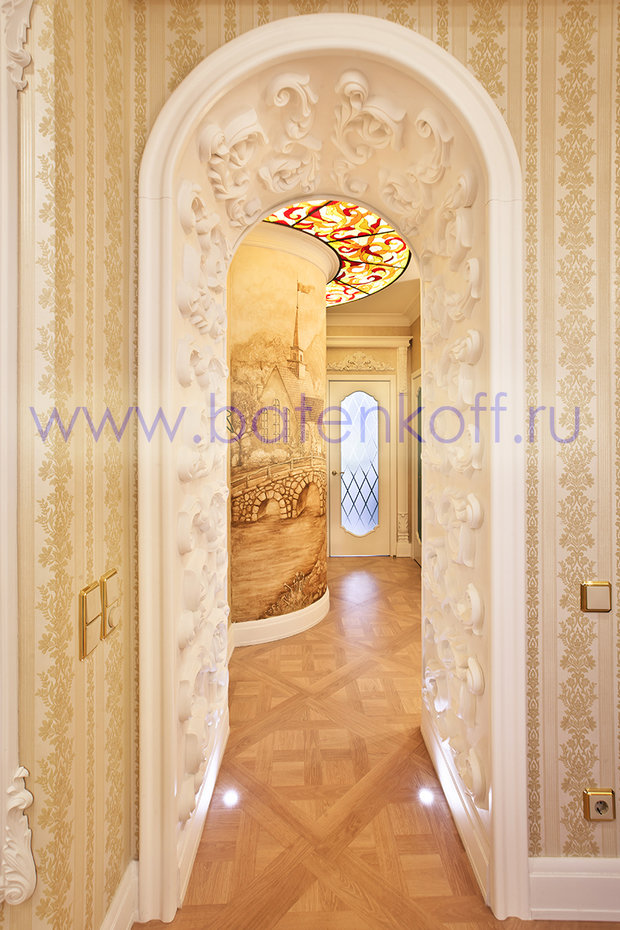 Фото из портфолио Фото реализованной под ключ гостиной в классическом стиле. – фотографии дизайна интерьеров на InMyRoom.ru