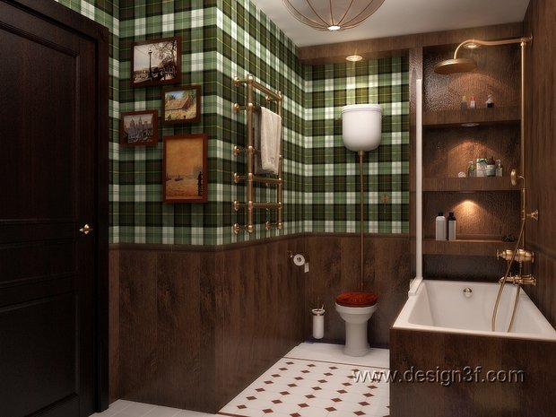 Фото из портфолио Квартира в Английском стиле – фотографии дизайна интерьеров на INMYROOM