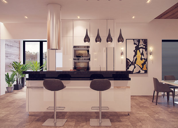 Фото из портфолио Дом в Монтевилле г. Москва – фотографии дизайна интерьеров на INMYROOM