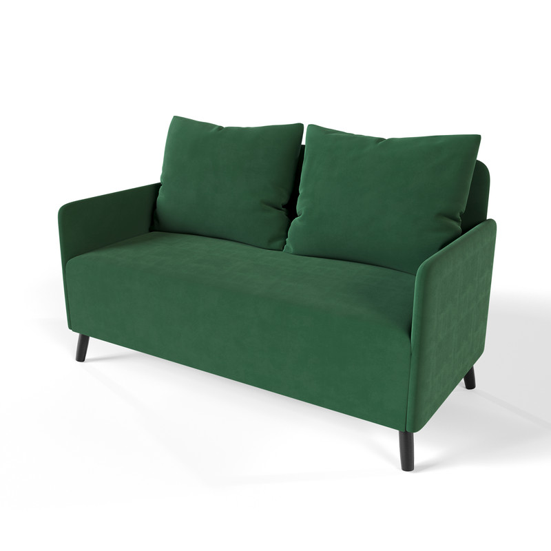 Диван Будапешт 150 изумрудного цвета