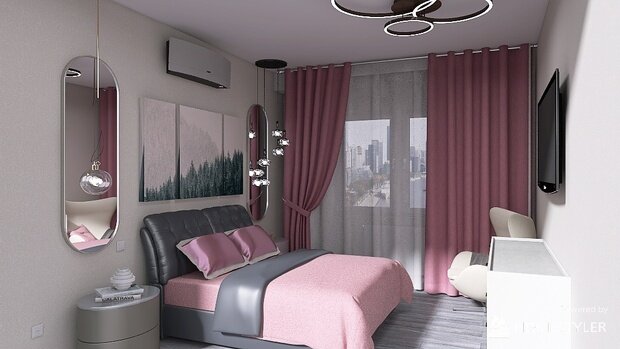 Фото из портфолио Мой проект "Спальная комната" – фотографии дизайна интерьеров на INMYROOM